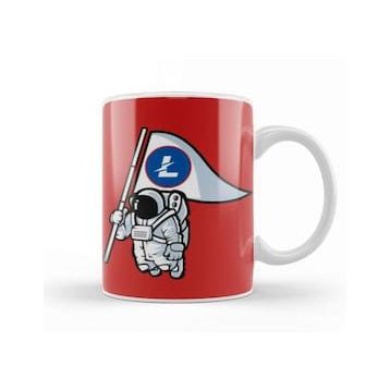 Baskı Dükkanı Litecointothe Moon Logo Kupa
