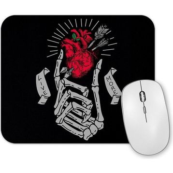 Baskı Dükkanı Live More Mouse Pad