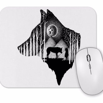 Baskı Dükkanı Lobo Natureza Mouse Pad