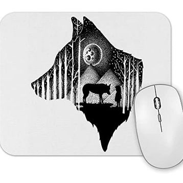 Baskı Dükkanı Lobo Natureza Mouse Pad