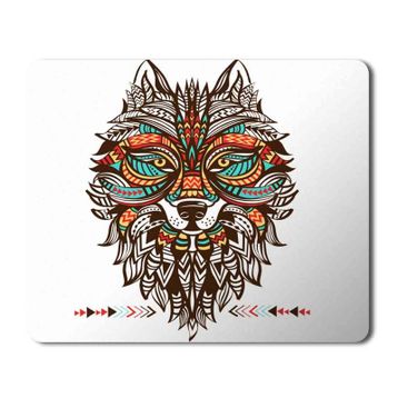 Baskı Dükkanı Lobo Tribal Mouse Pad