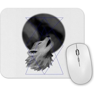 Baskı Dükkanı Lobo Uivando Mouse Pad