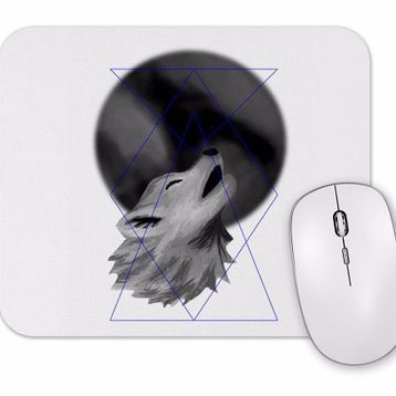 Baskı Dükkanı Lobo Uivando Mouse Pad