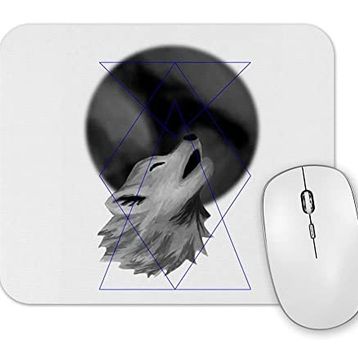 Baskı Dükkanı Lobo Uivando Mouse Pad