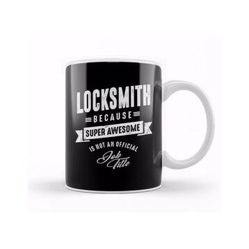 Baskı Dükkanı Locksmith Work Job Title Gift 01 Kupa
