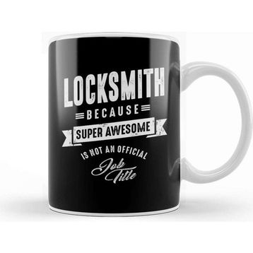 Baskı Dükkanı Locksmith Work Job Title Gift 01 Kupa