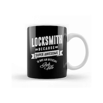 Baskı Dükkanı Locksmith Work Job Title Gift 01 Kupa