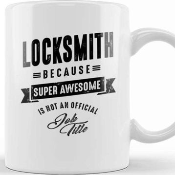 Baskı Dükkanı Locksmith Work Job Title Gift Kupa