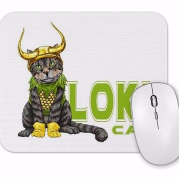 Baskı Dükkanı Loki Cat Kedi Mouse Pad