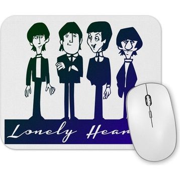 Baskı Dükkanı Lonely Hearts the Beatles Mouse Pad