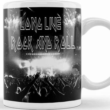 Baskı Dükkanı Long Live Rock And Roll Kupa