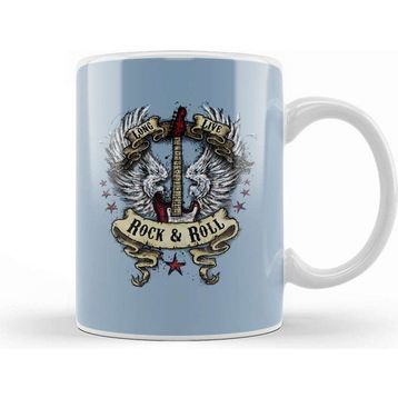 Baskı Dükkanı Long Live Rock N' Roll 03 Kupa