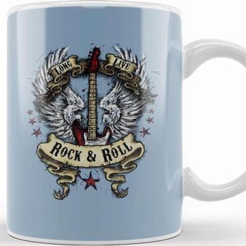 Baskı Dükkanı Long Live Rock N' Roll 03 Kupa