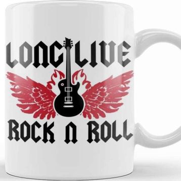 Baskı Dükkanı Long Live Rock N' Roll 04 Kupa