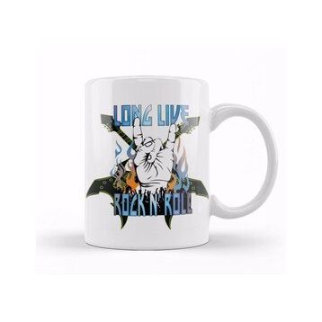 Baskı Dükkanı Long Live Rock N' Roll 05 Kupa