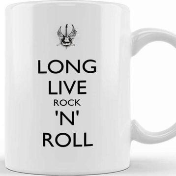 Baskı Dükkanı Long Live Rock N' Roll Kupa