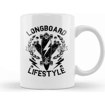 Baskı Dükkanı Longboard Lifestyle Kupa