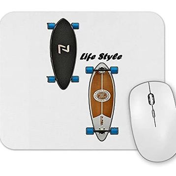 Baskı Dükkanı Longboard Lifestyle Mouse Pad