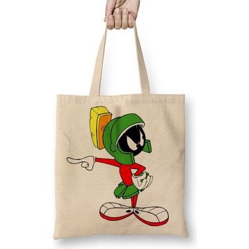 Baskı Dükkanı Looney Tunes Marvin The Martian Bez Çanta