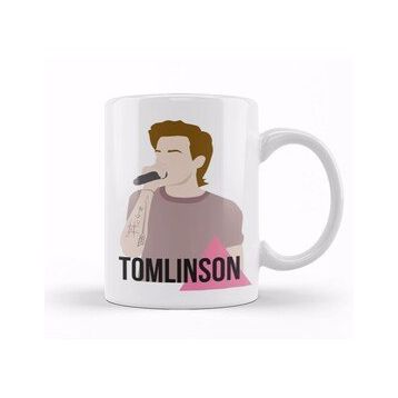 Baskı Dükkanı Louis Tomlinson Pink Triangle Kupa