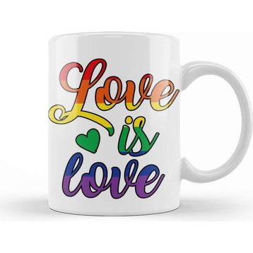 Baskı Dükkanı Love Is Love Kupa