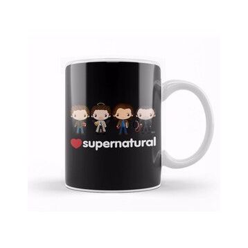 Baskı Dükkanı Love Supernatural Kupa