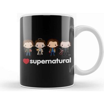 Baskı Dükkanı Love Supernatural Kupa