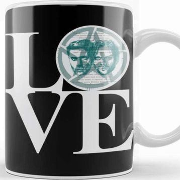 Baskı Dükkanı Love Supernatural Kupa