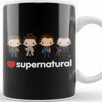 Baskı Dükkanı Love Supernatural Kupa