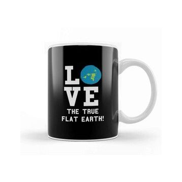 Baskı Dükkanı Love The True Flat Earth Kupa