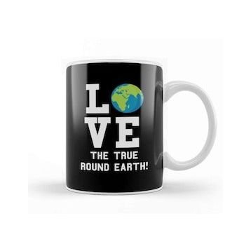 Baskı Dükkanı Love The True Round Earth Kupa