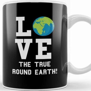 Baskı Dükkanı Love The True Round Earth Kupa