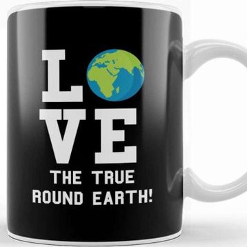Baskı Dükkanı Love The True Round Earth Kupa