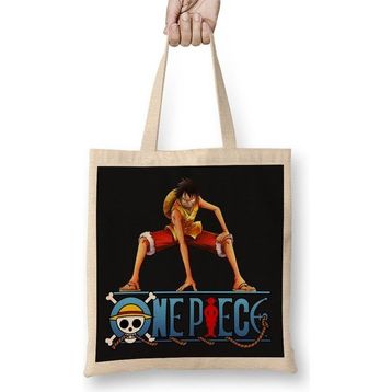 Baskı Dükkanı Luffy One Piece Bez Çanta