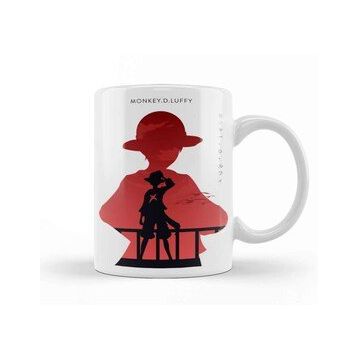 Baskı Dükkanı Luffy One Piece In Silhouette Kupa