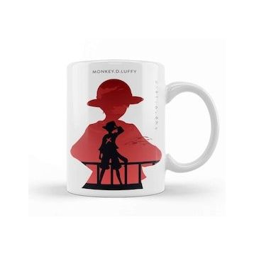 Baskı Dükkanı Luffy One Piece In Silhouette Kupa