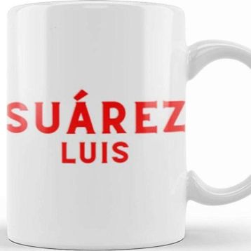 Baskı Dükkanı Luis Suarez Carton Art Kupa