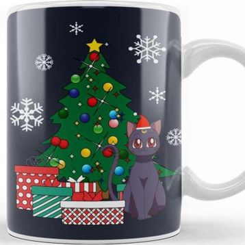 Baskı Dükkanı Luna Around The Christmas Tree Sailor Moon Kupa