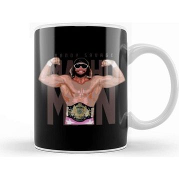 Baskı Dükkanı Macho Man Cream Kupa