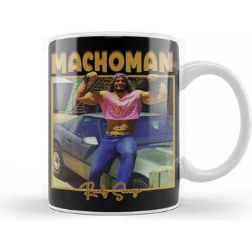 Baskı Dükkanı Macho Man Randy Savage Retro Kupa