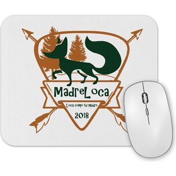 Baskı Dükkanı Madre Loca Escudo Mouse Pad