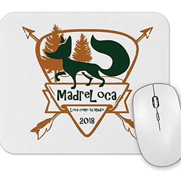 Baskı Dükkanı Madre Loca Escudo Mouse Pad
