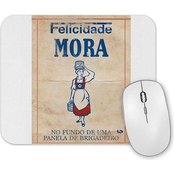 Baskı Dükkanı Madre Loca Leite Moça Mouse Pad