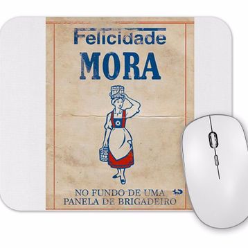 Baskı Dükkanı Madre Loca Leite Moça Mouse Pad