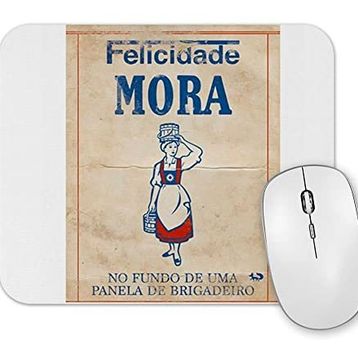 Baskı Dükkanı Madre Loca Leite Moça Mouse Pad