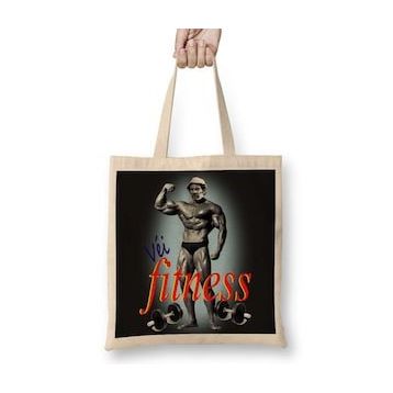 Baskı Dükkanı Madruga Fitness 2 Bez Çanta