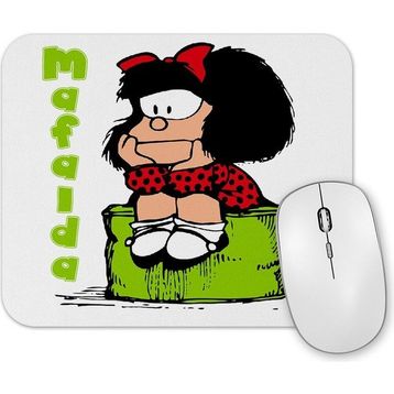 Baskı Dükkanı Mafalda Düşünceli Mouse Pad