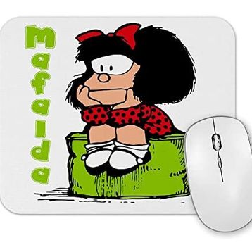 Baskı Dükkanı Mafalda Düşünceli Mouse Pad