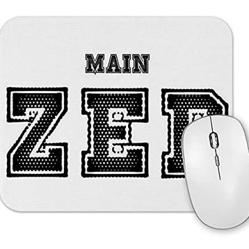 Baskı Dükkanı Main Zed One Branca Mouse Pad