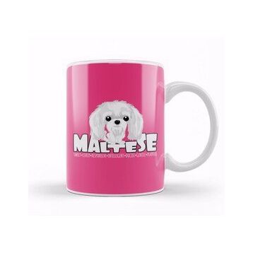Baskı Dükkanı Maltese Dog 02 Kupa